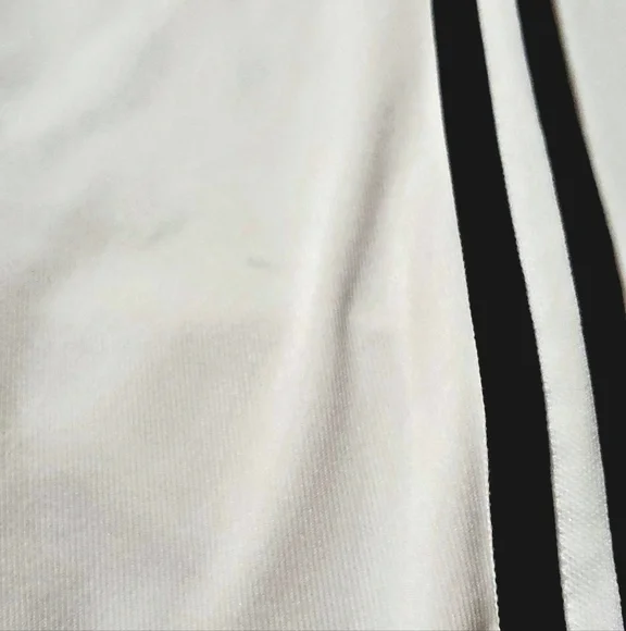 Adidas track pants and joggers. White with black stripes. Unisex youth XS. - Picture 7 of 14